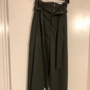 Olive green pants